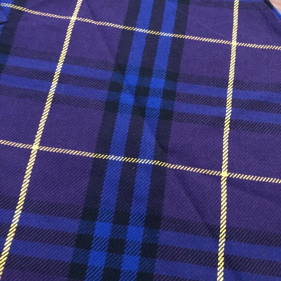 NEW Burberry London Supernova purple plaid check large shopper tote bag - Picture 5 of 7